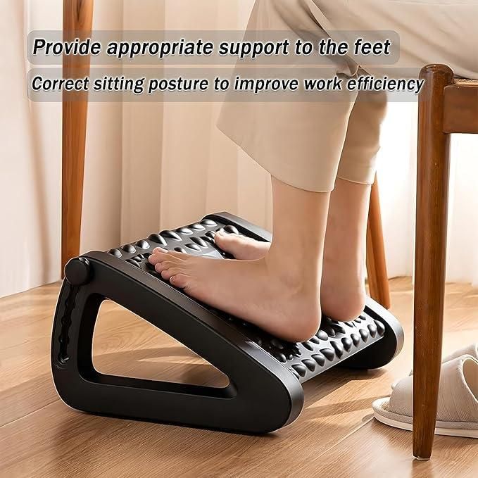 Ergonomic Footrest Massage Stool for Relaxation
