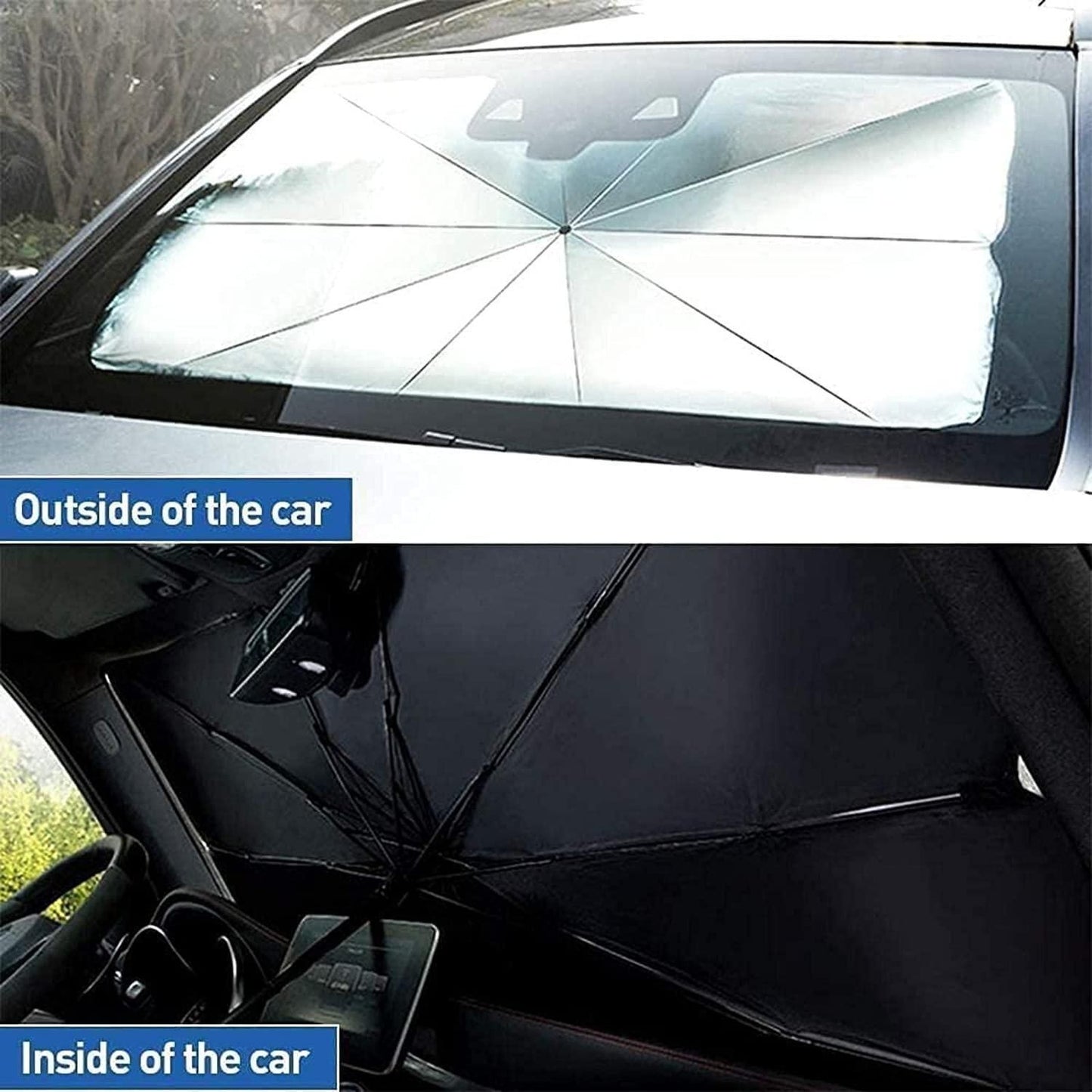 Foldable Car Sunshade Windshield Umbrella