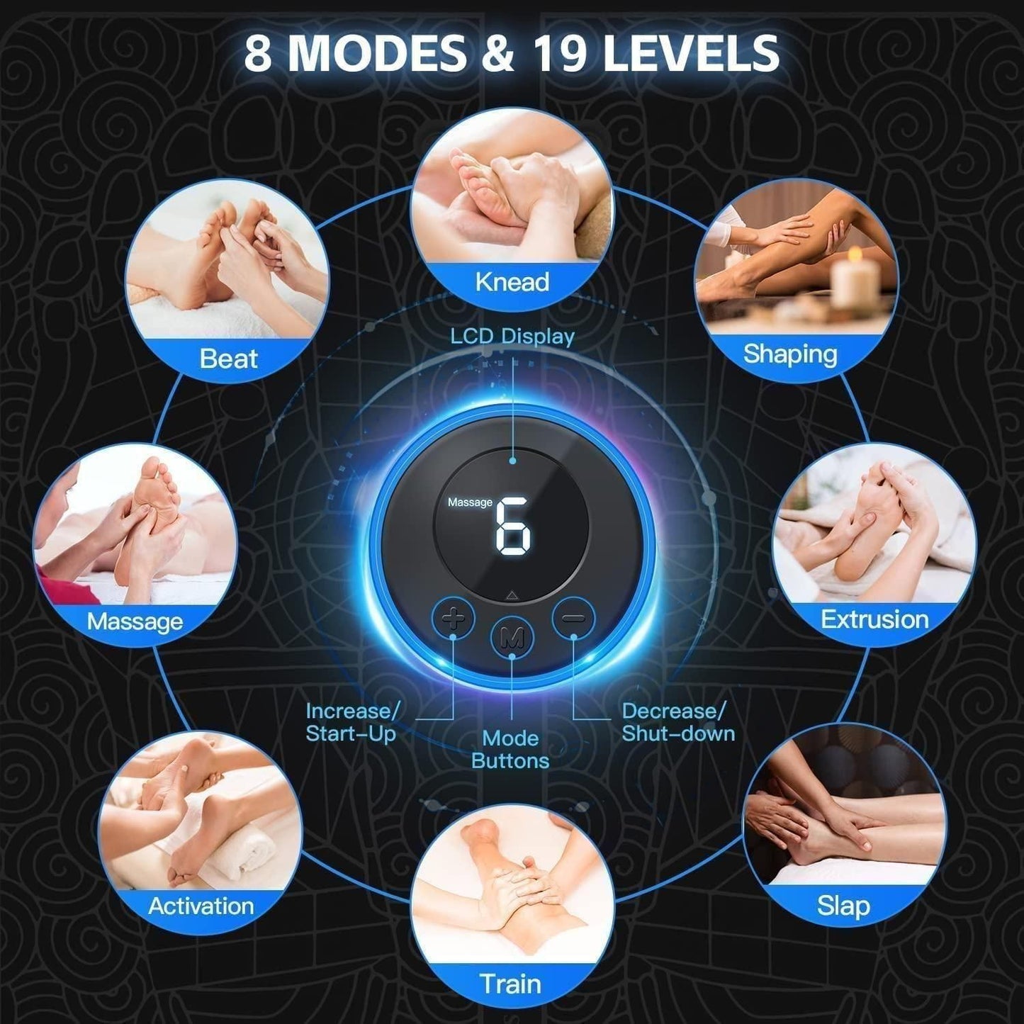 EMS Vibrating Foot Massage Pad