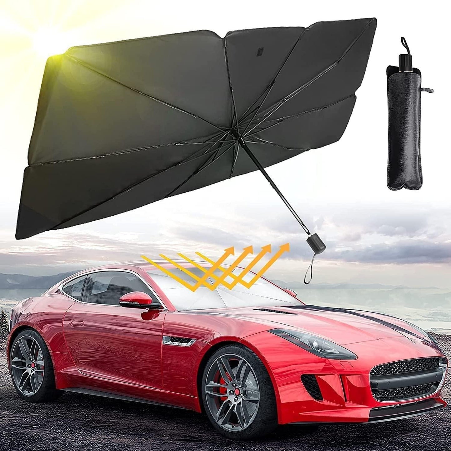 Foldable Car Sunshade Windshield Umbrella