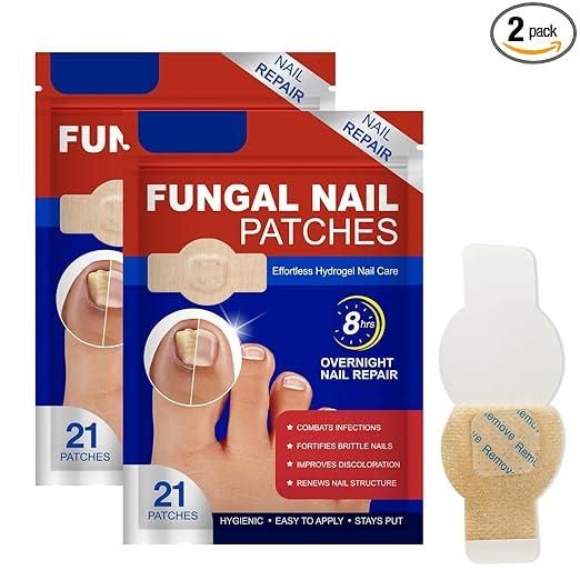 Antifungal Nail Repair and Treatment Adhesive Patches